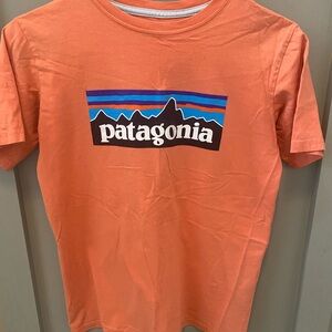 Patagonia Organic Cotton Tee in Vibrant Orange